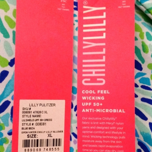 🆕 💙HTF Lilly Pulitzer💙 - Lilshield UPF 50+ Dress - Picture 4 of 16